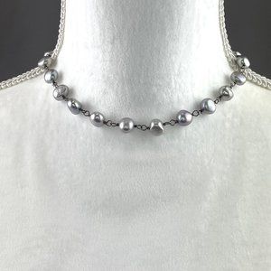 Silpada Grey Freshwater Pearl Necklace